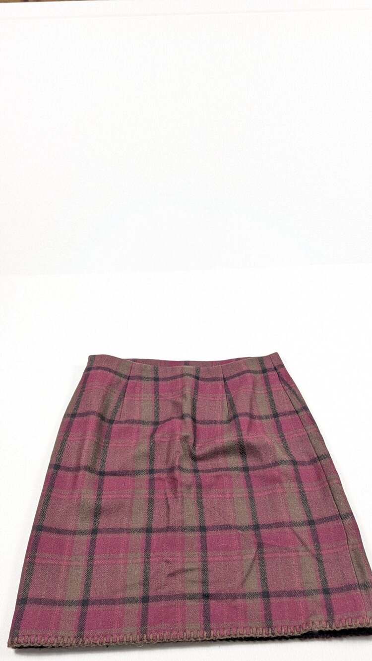 Eddie Bauer Plaid Wool Skirt - Picture 5 of 8